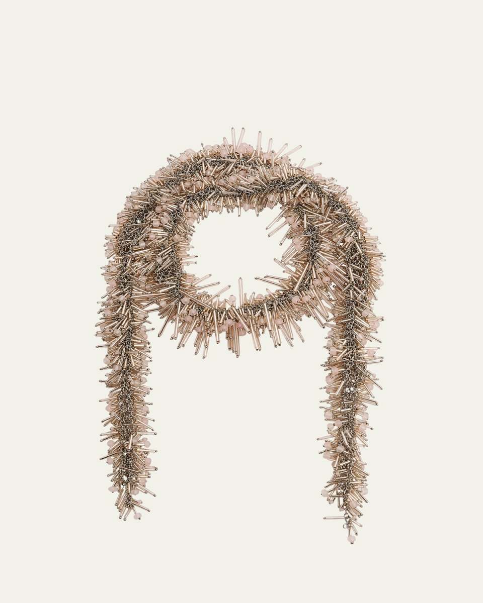 Beaded Wrap Around Necklace